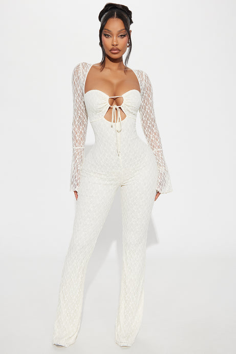 Saffron lace jumpsuit - w