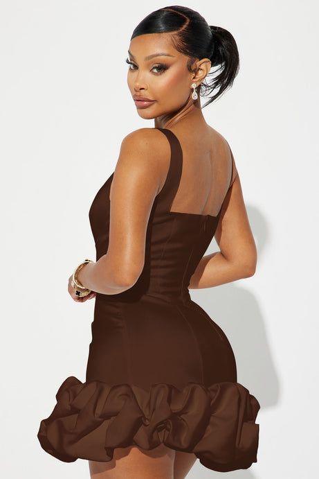 Sienna Satin Mini Dress - b