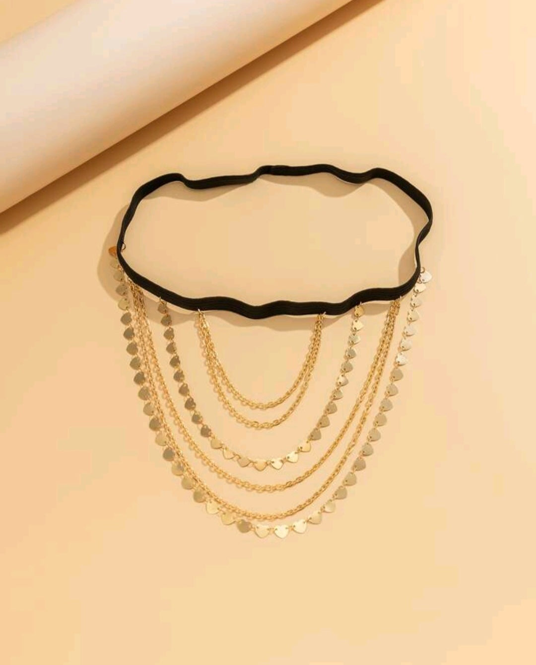Disc Decor Thigh Chain
