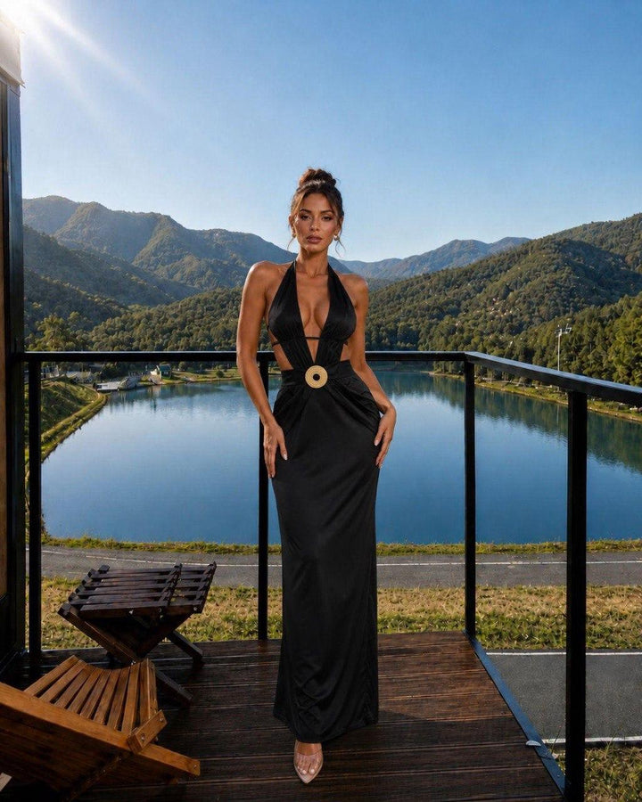 Maxi dress black  🖤 .