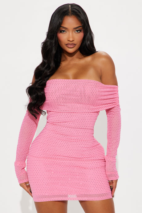 Kelsea rhinestone pink