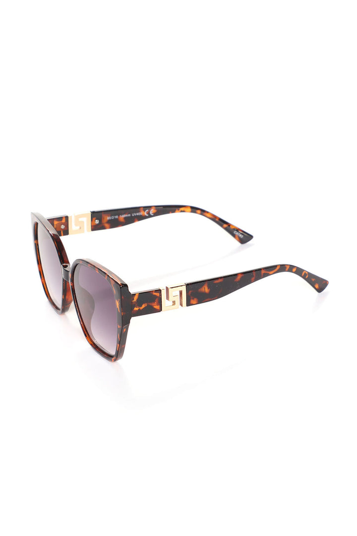 Living In The Fast Lane Square Sunglasses - Tortoise