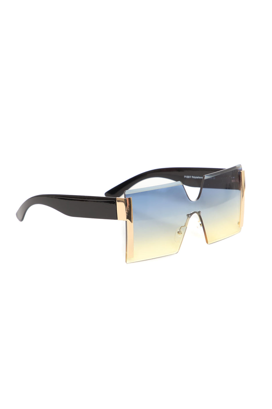 IG Icon Square Sunglasses - Black/Blue