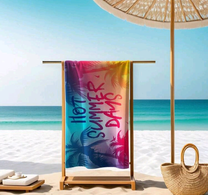 1pc ultra-soft microfiber beach Towel