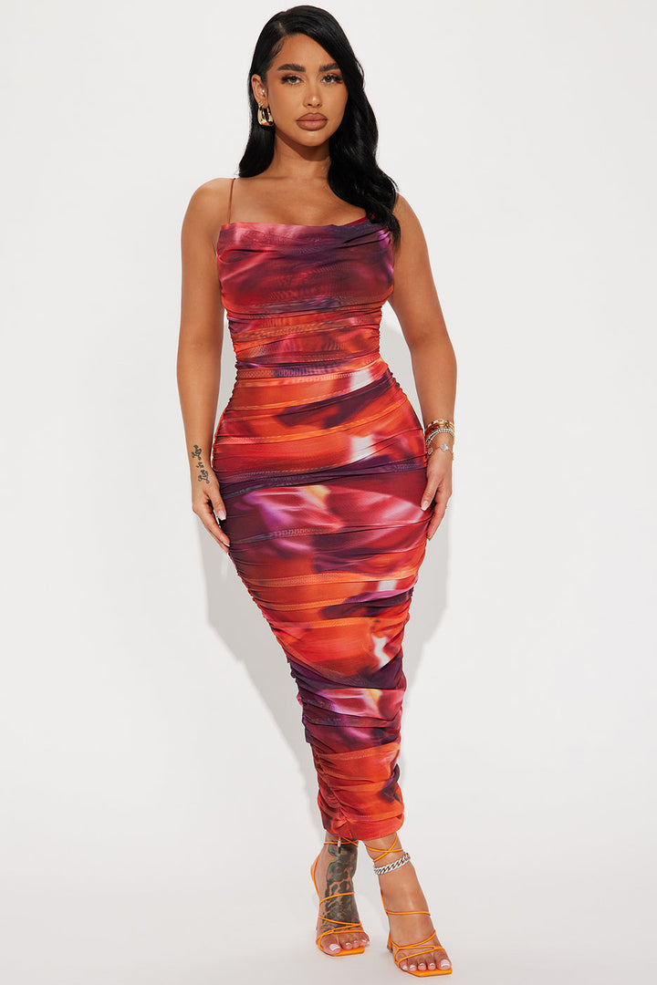 Firing In Love Midi Dress