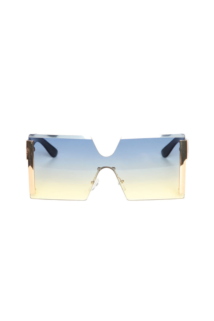 IG Icon Square Sunglasses - Black/Blue