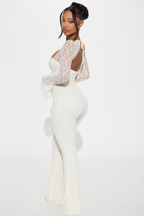 Saffron lace jumpsuit - w