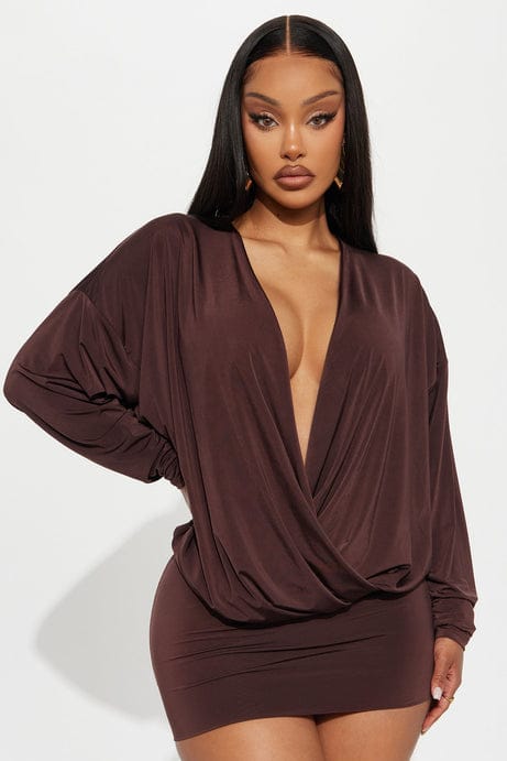 ODETTE LONG SLEEVE (CHOCOLATE)